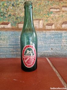 Colecionismo de cervejas: botella cerveza serigrafiada cerveza Belga Waterloo Brasserie Bracquegnies 1/3 batalla waterloo